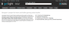 Desktop Screenshot of getlight.de